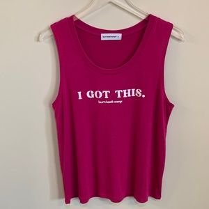 Burn Boot Camp Tank Women’s (M) Pink/Fuschia